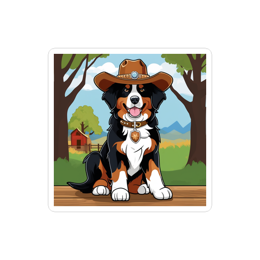PugMug Custom Bernese Mountain Dog Sticker