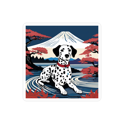 PugMug Custom Dalmatian Sticker