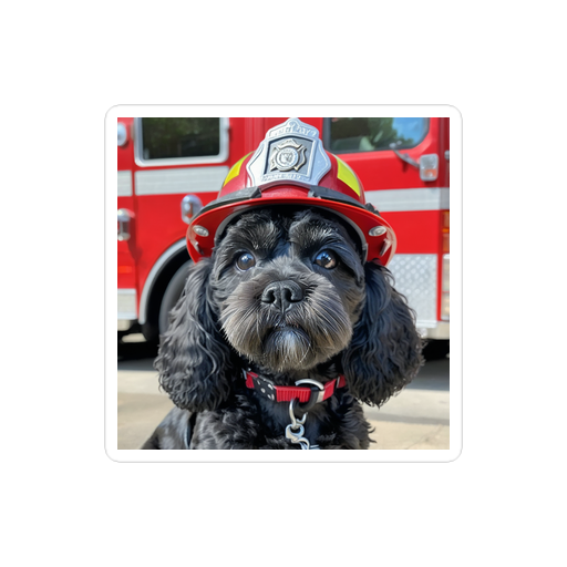 PugMug Custom Lily Sticker