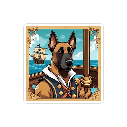 PugMug Custom Belgian Malinois Sticker