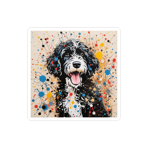 PugMug Custom Portuguese Water Dog Sticker