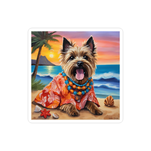 PugMug Custom Cairn Terrier Sticker