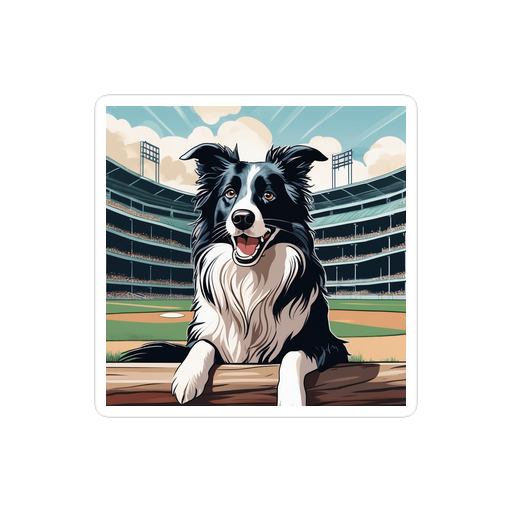PugMug Custom Border Collie Sticker