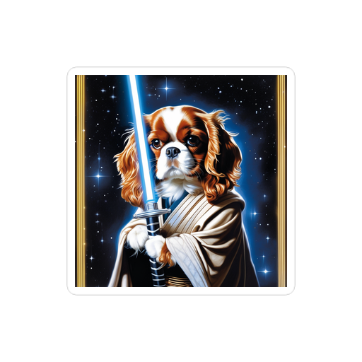 PugMug Custom Cavalier King Charles Spaniel Sticker