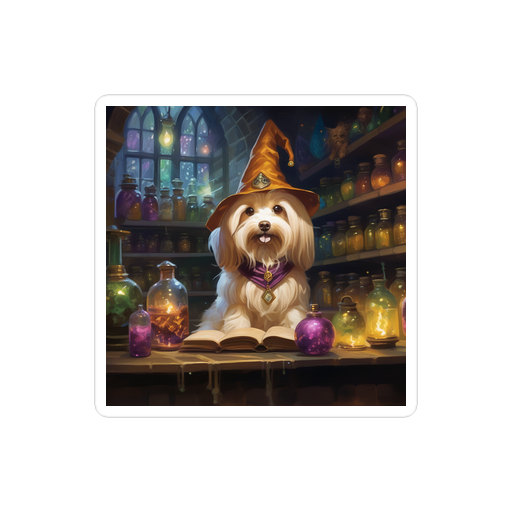 PugMug Custom Tan Havanese Dog Sticker