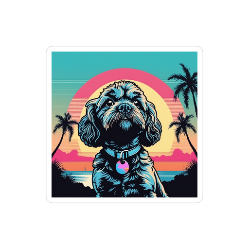 PugMug Custom Lily Sticker
