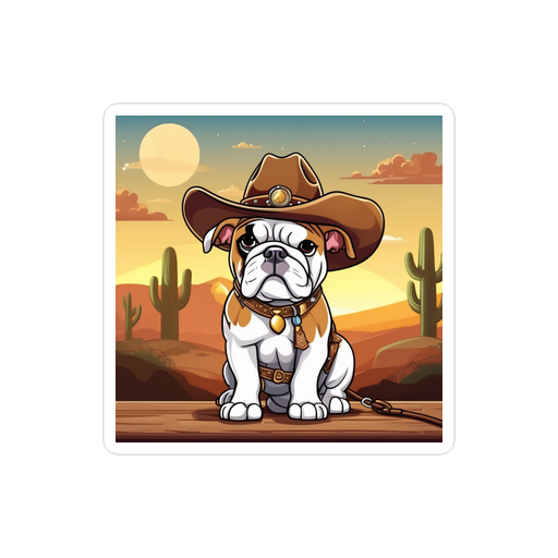 PugMug Custom Bulldog Sticker