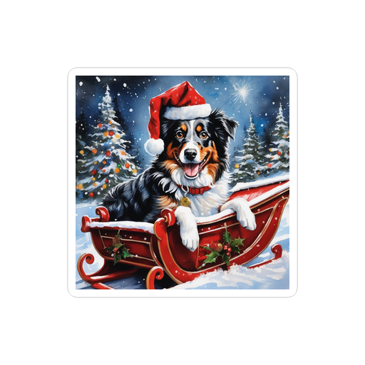 PugMug Custom Australian Shepherd Dog Sticker