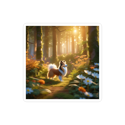 PugMug Custom Shetland Sheepdog Sticker