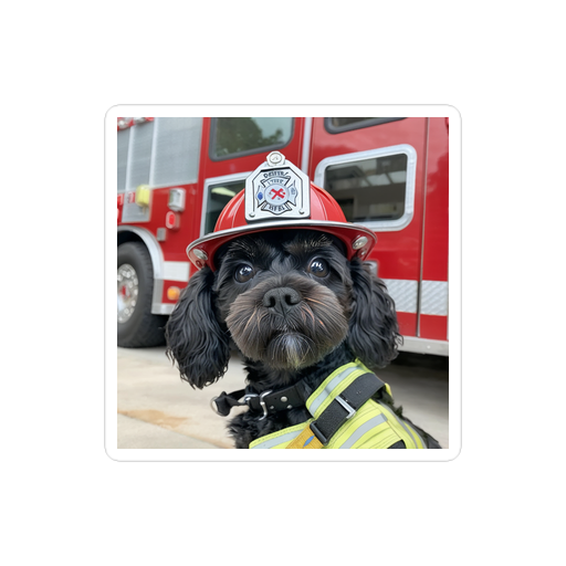 PugMug Custom Lily Sticker