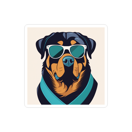 PugMug Custom Rottweiler Sticker