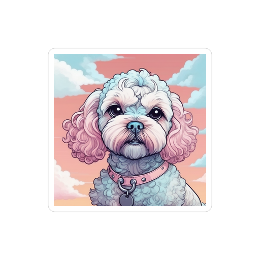 PugMug Custom Lily Sticker