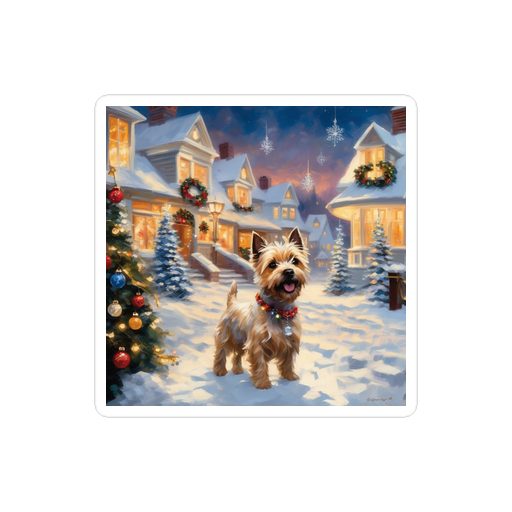 PugMug Custom Cairn Terrier Sticker