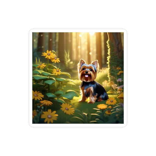 PugMug Custom Yorkshire Terrier Sticker