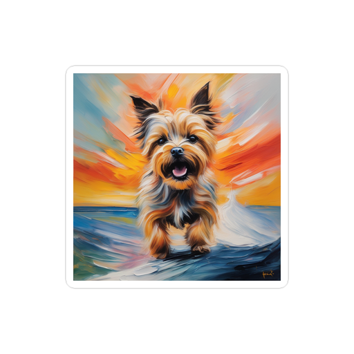 PugMug Custom Cairn Terrier Sticker