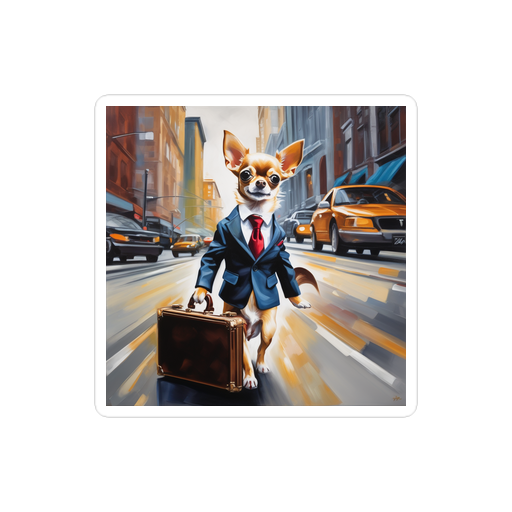 PugMug Custom Chihuahua Sticker