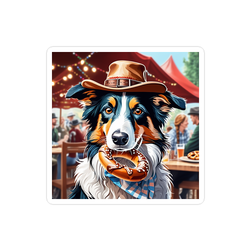 PugMug Custom Border Collie Sticker