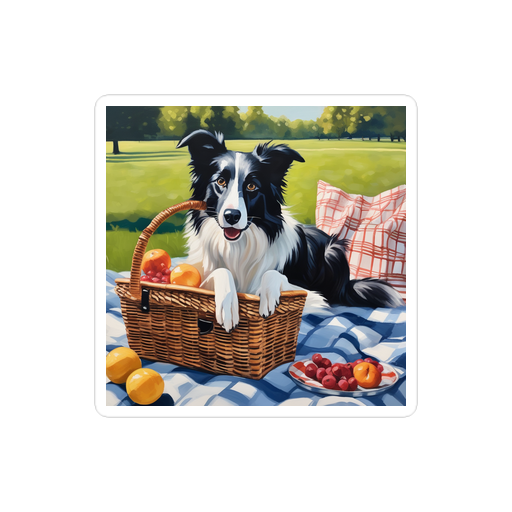 PugMug Custom Border Collie Sticker