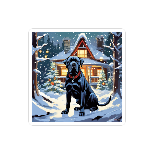 PugMug Custom Cane Corso Sticker