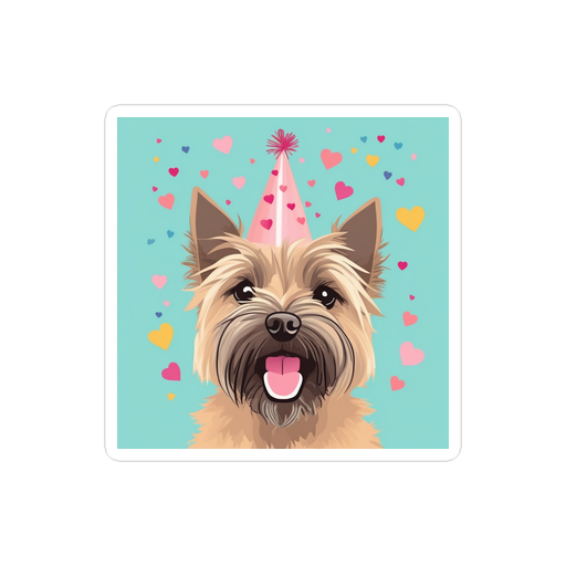 PugMug Custom Cairn Terrier Sticker