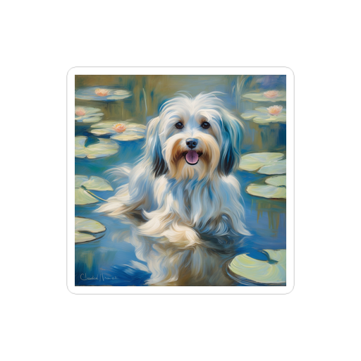 PugMug Custom Tan Havanese Dog Sticker