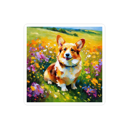 PugMug Custom Pembroke Welsh Corgi Sticker