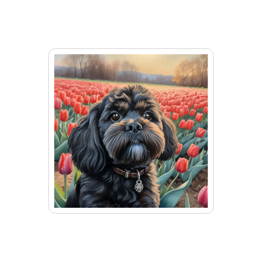 PugMug Custom Lily Sticker