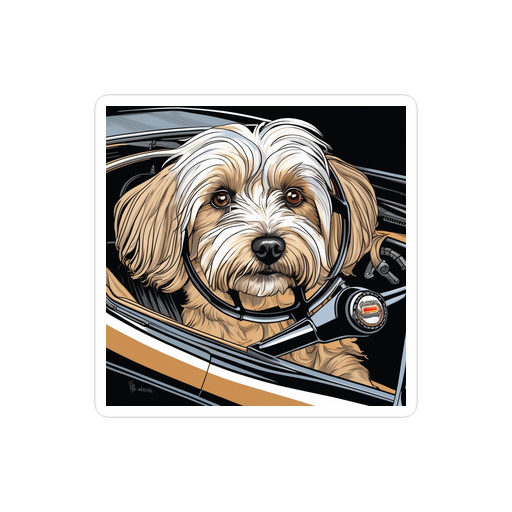 PugMug Custom Tan Havanese Dog Sticker