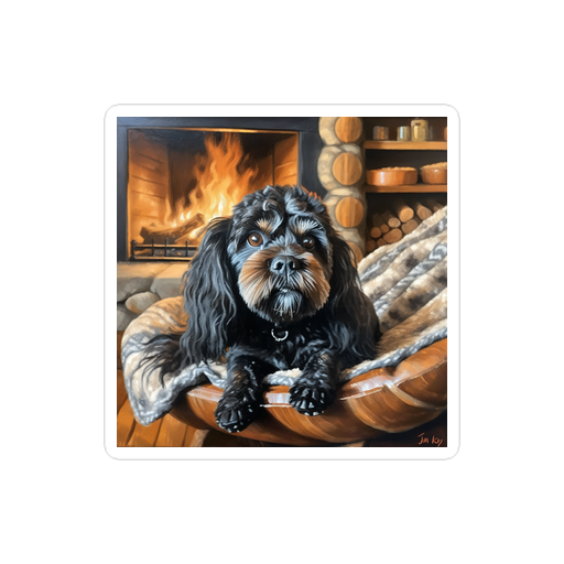 PugMug Custom Lily Sticker