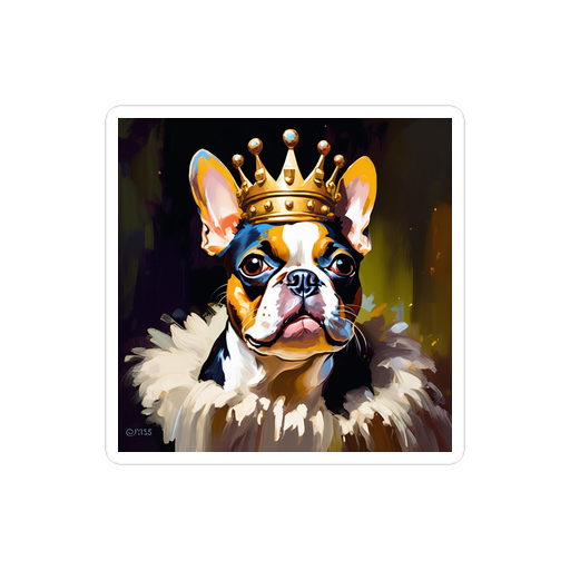 PugMug Custom Boston Terrier Sticker