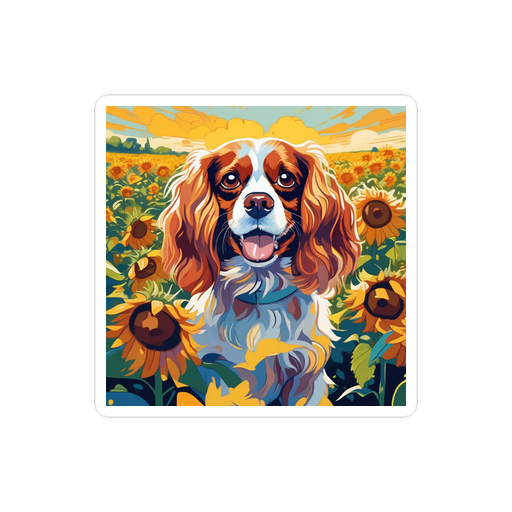 PugMug Custom Cavalier King Charles Spaniel Sticker