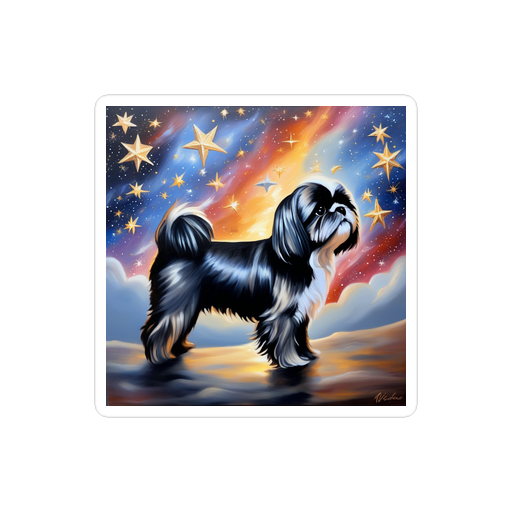 PugMug Custom Shih Tzu Sticker