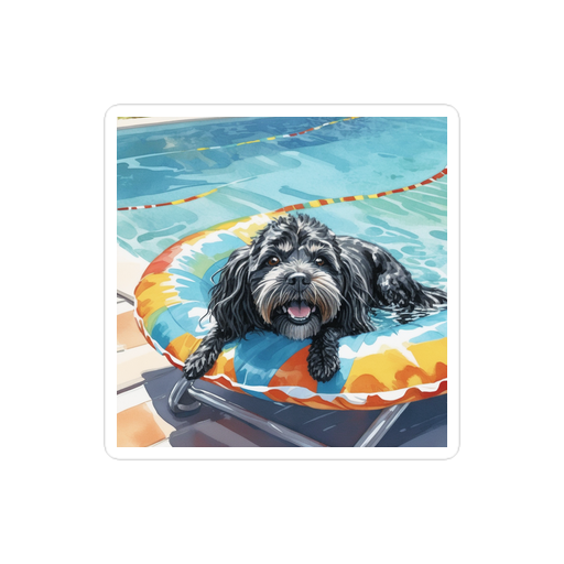 PugMug Custom Lily Sticker