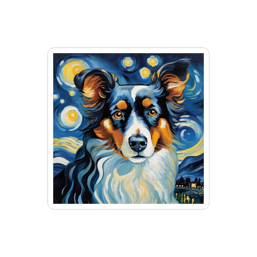 PugMug Custom Miniature American Shepherd Sticker