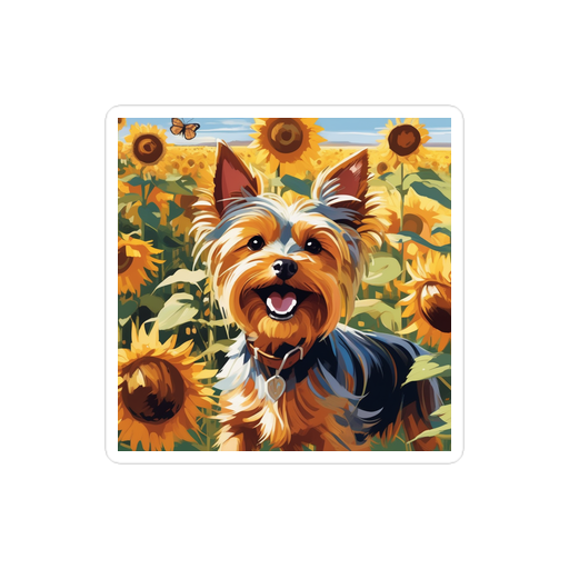 PugMug Custom Yorkshire Terrier Sticker