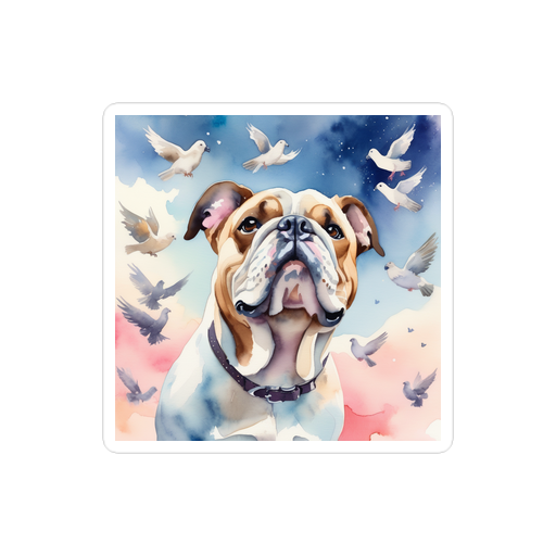 PugMug Custom Bulldog Sticker