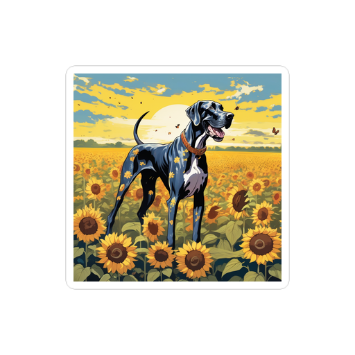 PugMug Custom Great Dane Sticker