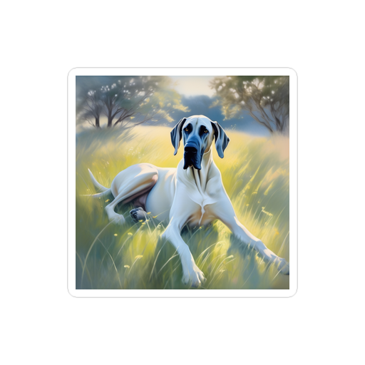 PugMug Custom Great Dane Sticker