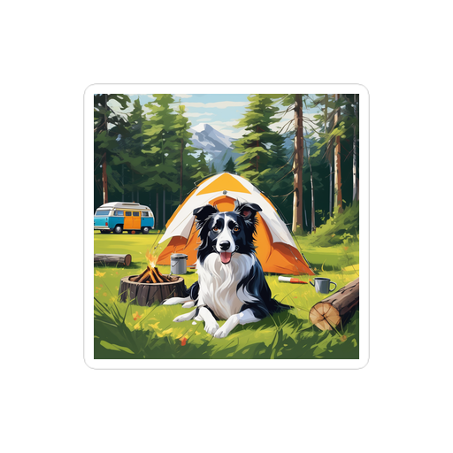 PugMug Custom Border Collie Sticker