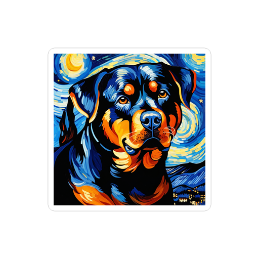 PugMug Custom Rottweiler Sticker