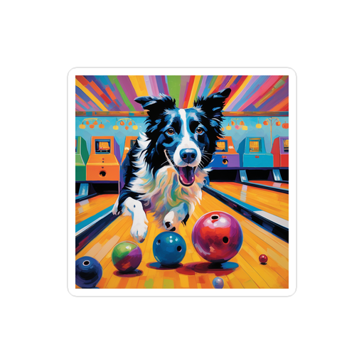 PugMug Custom Border Collie Sticker