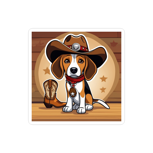 PugMug Custom Beagle Sticker