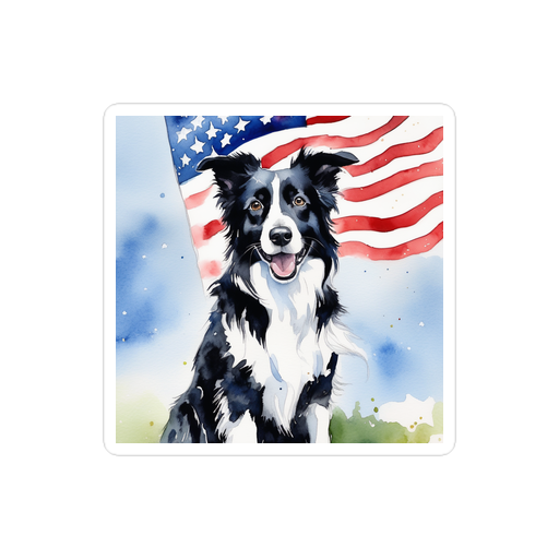 PugMug Custom Border Collie Sticker