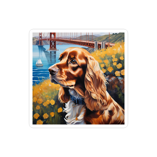 PugMug Custom English Cocker Spaniel Sticker