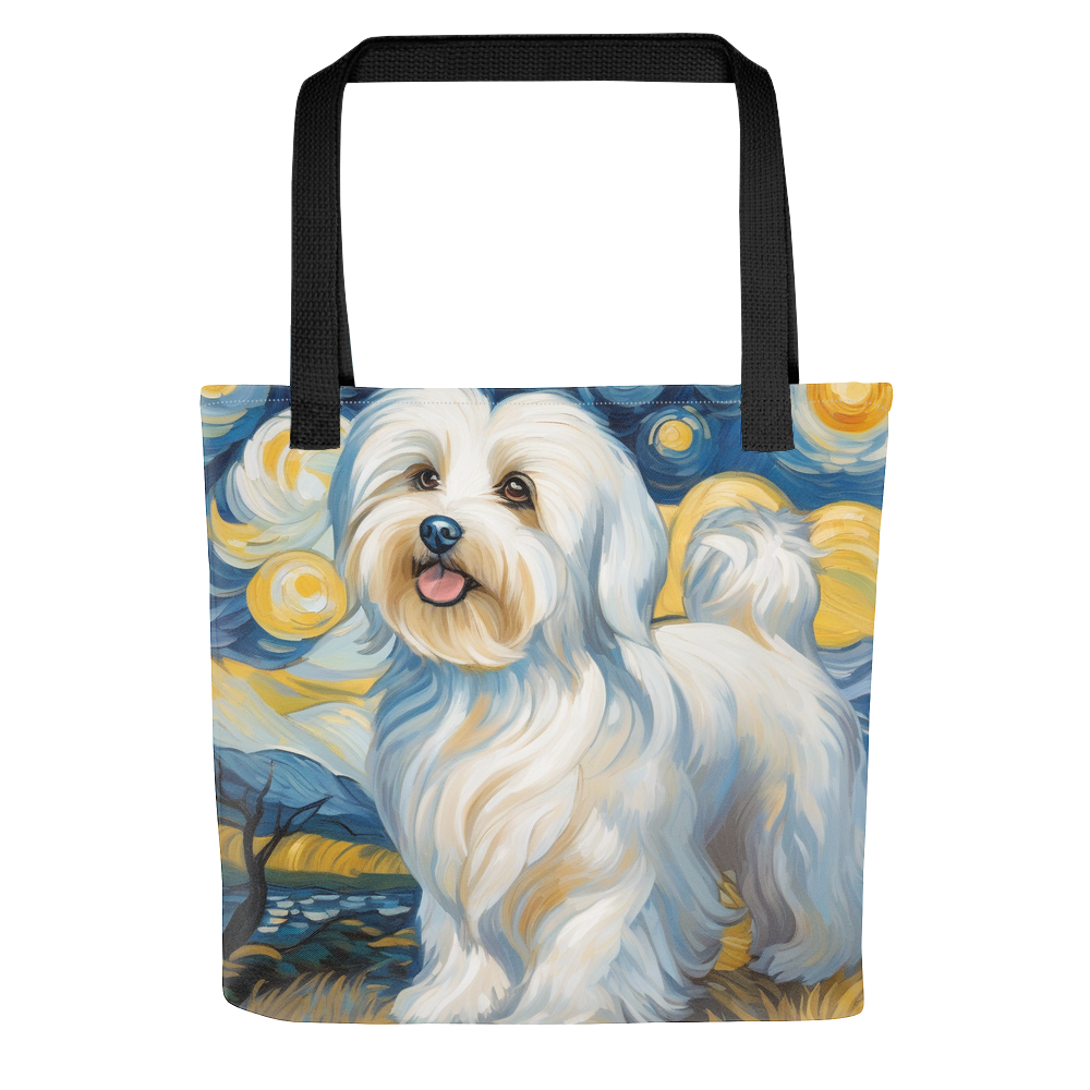 PugMug Custom White Havanese Dog Tote