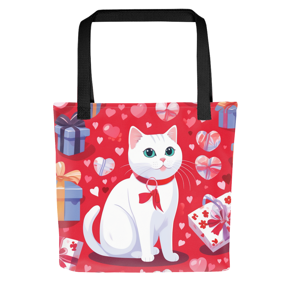 PugMug Custom White British Shorthair Cat Tote