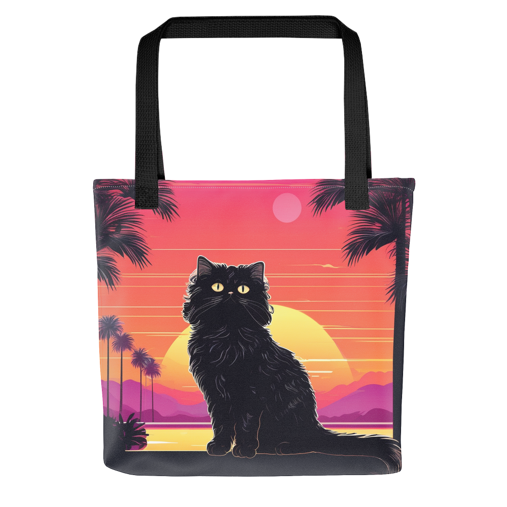 PugMug Custom Black Persian Cat Tote