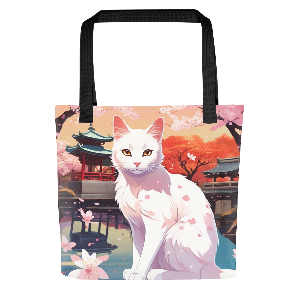 PugMug Custom White Companion Cat Tote