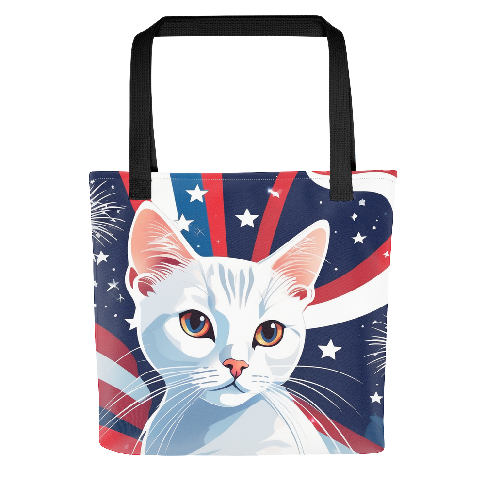 PugMug Custom White Companion Cat Tote
