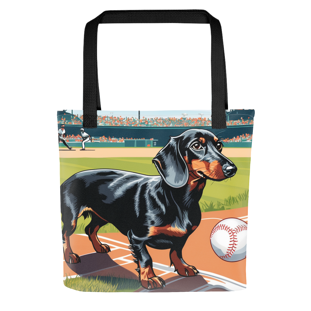 PugMug Custom Black Dachshund Tote